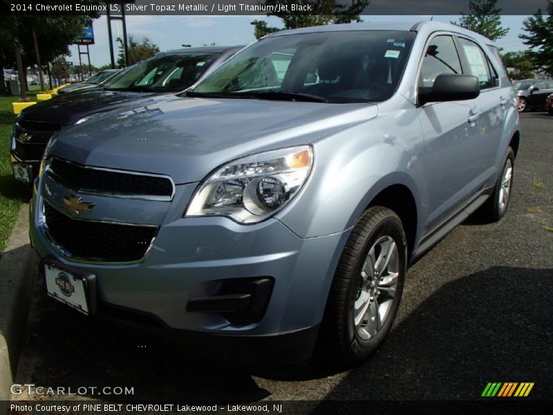 Silver Topaz Metallic / Light Titanium/Jet Black 2014 Chevrolet Equinox LS