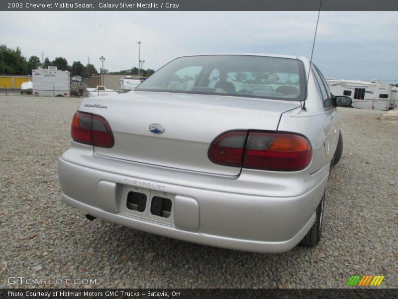 Galaxy Silver Metallic / Gray 2003 Chevrolet Malibu Sedan