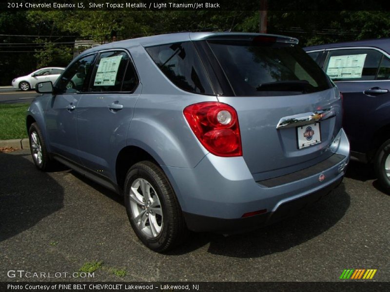 Silver Topaz Metallic / Light Titanium/Jet Black 2014 Chevrolet Equinox LS