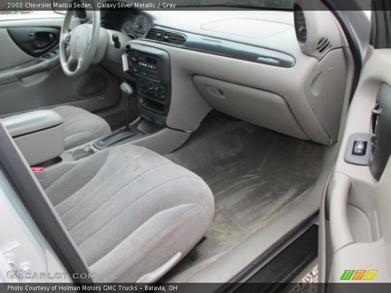Galaxy Silver Metallic / Gray 2003 Chevrolet Malibu Sedan