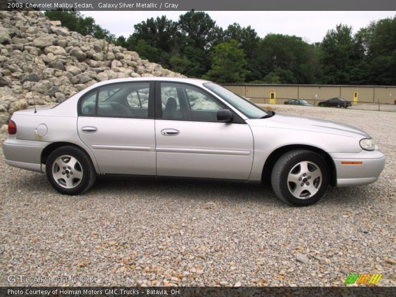 Galaxy Silver Metallic / Gray 2003 Chevrolet Malibu Sedan