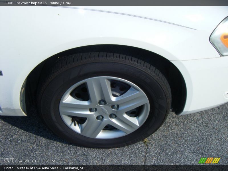 White / Gray 2006 Chevrolet Impala LS