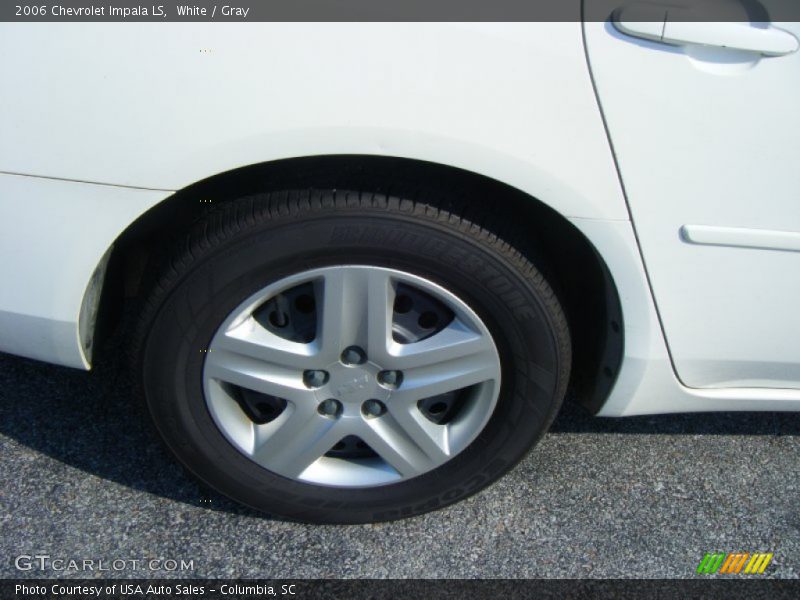 White / Gray 2006 Chevrolet Impala LS