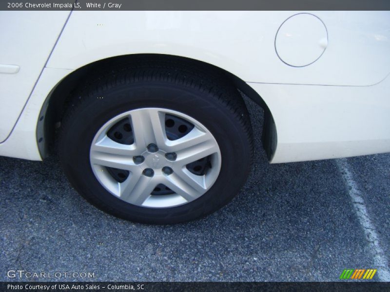 White / Gray 2006 Chevrolet Impala LS