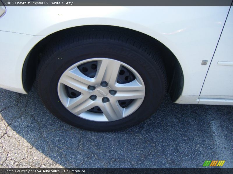 White / Gray 2006 Chevrolet Impala LS