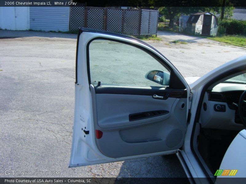 White / Gray 2006 Chevrolet Impala LS