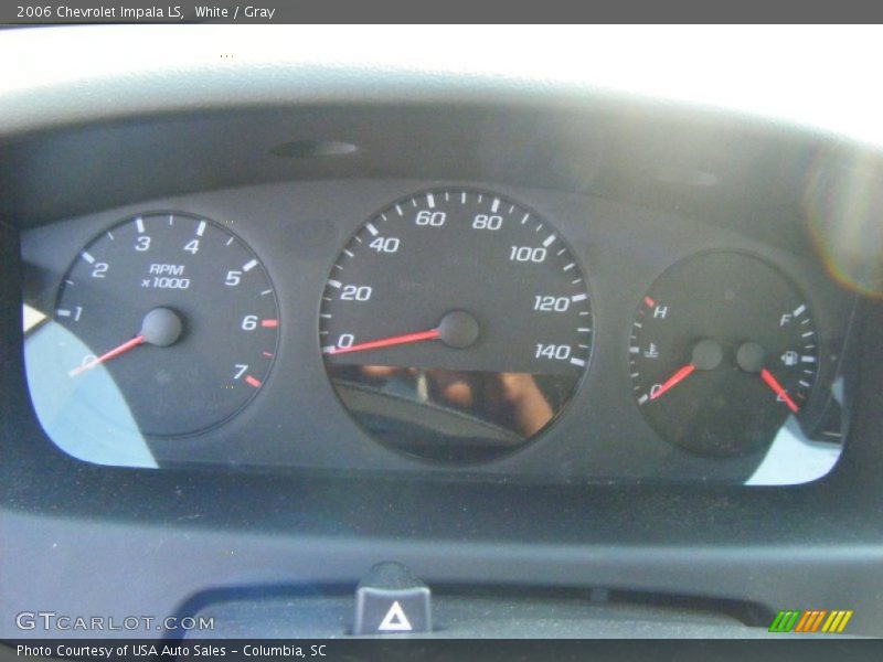 White / Gray 2006 Chevrolet Impala LS