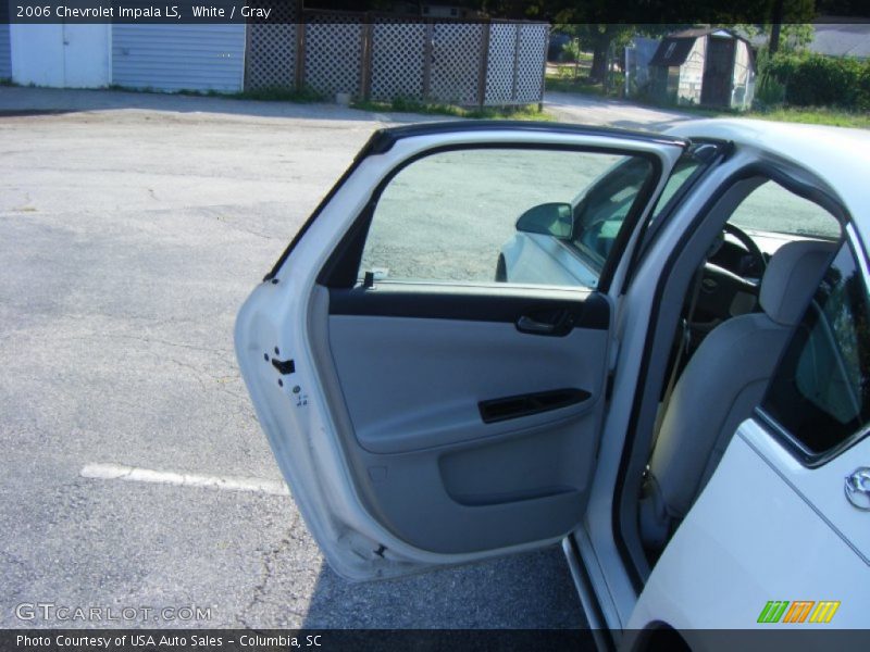 White / Gray 2006 Chevrolet Impala LS