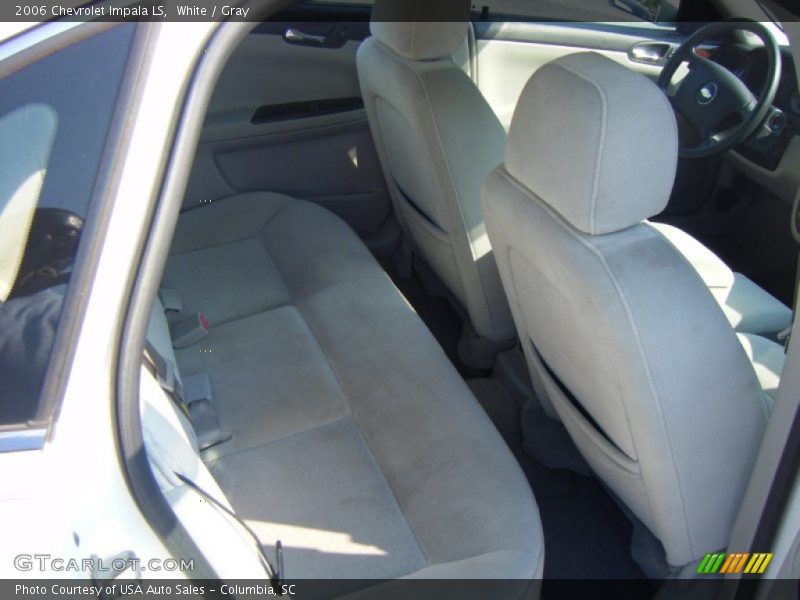 White / Gray 2006 Chevrolet Impala LS