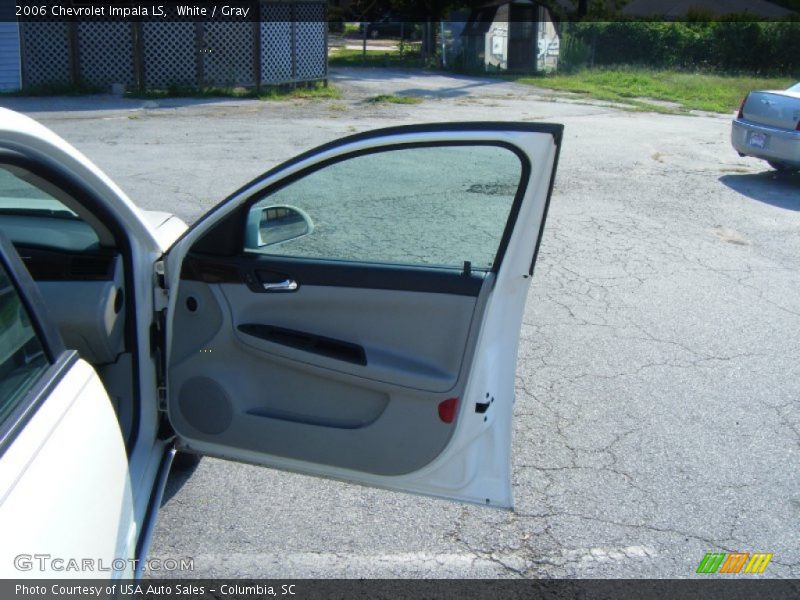 White / Gray 2006 Chevrolet Impala LS