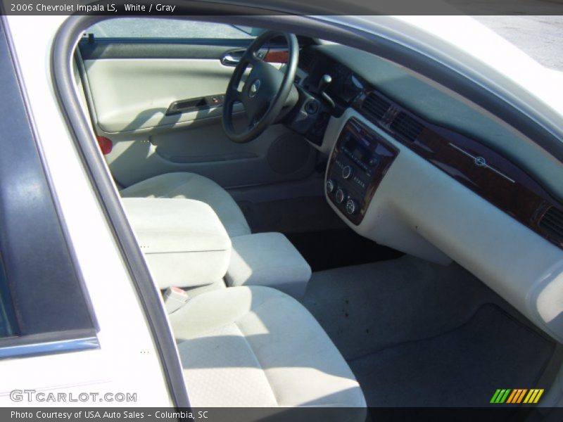 White / Gray 2006 Chevrolet Impala LS