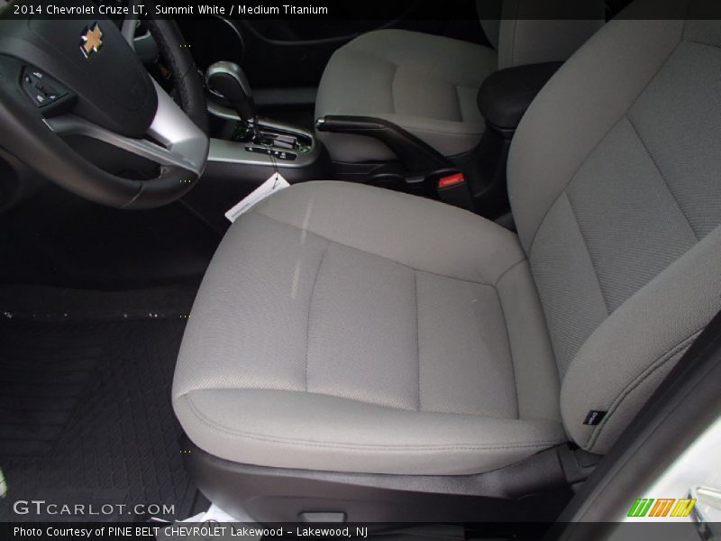 Summit White / Medium Titanium 2014 Chevrolet Cruze LT