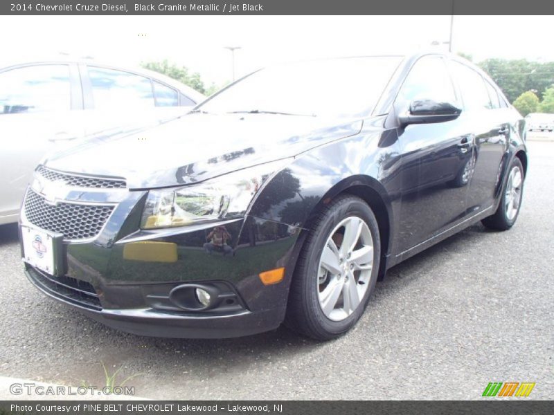 Black Granite Metallic / Jet Black 2014 Chevrolet Cruze Diesel