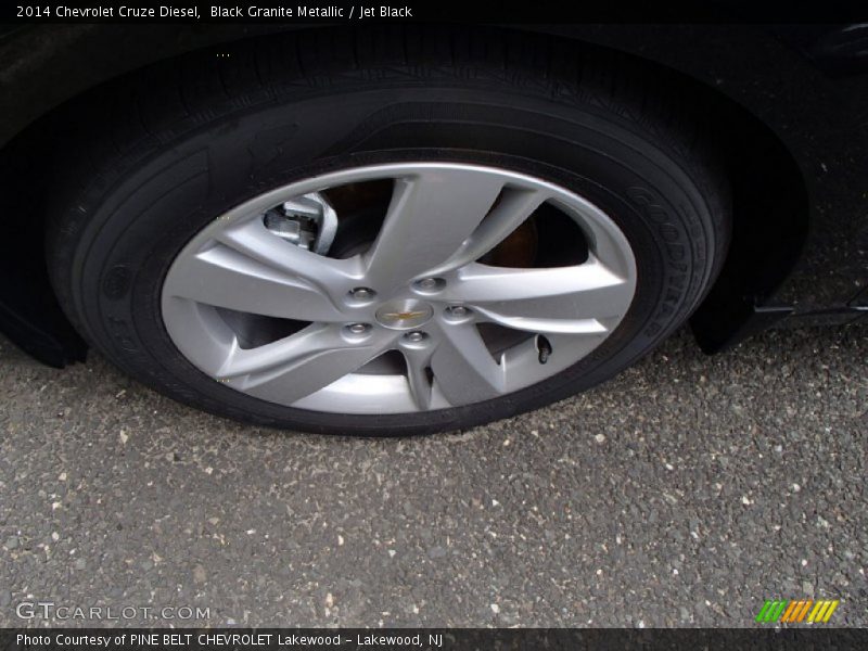 Black Granite Metallic / Jet Black 2014 Chevrolet Cruze Diesel