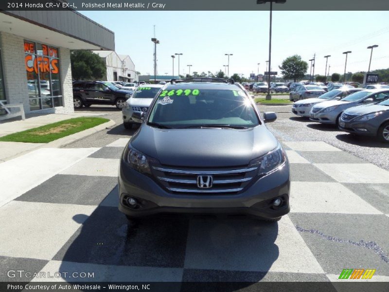 Polished Metal Metallic / Gray 2014 Honda CR-V EX-L