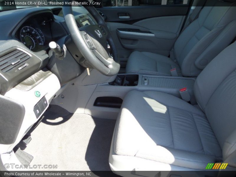Polished Metal Metallic / Gray 2014 Honda CR-V EX-L
