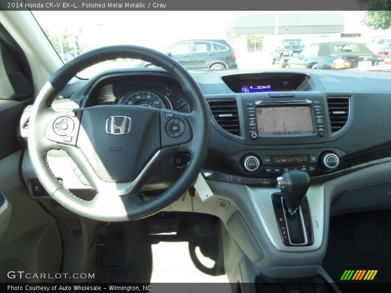 Polished Metal Metallic / Gray 2014 Honda CR-V EX-L