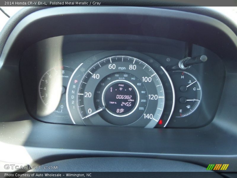 Polished Metal Metallic / Gray 2014 Honda CR-V EX-L