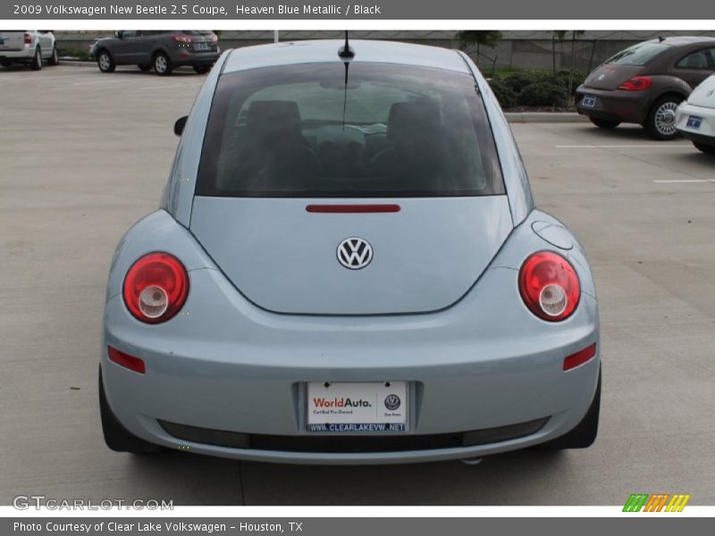 Heaven Blue Metallic / Black 2009 Volkswagen New Beetle 2.5 Coupe