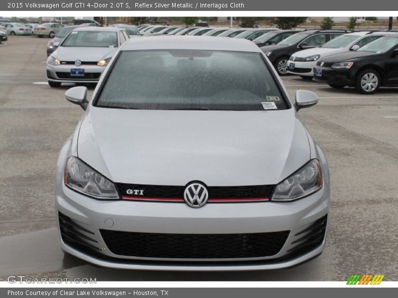 Reflex Silver Metallic / Interlagos Cloth 2015 Volkswagen Golf GTI 4-Door 2.0T S