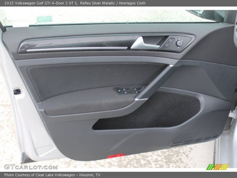 Reflex Silver Metallic / Interlagos Cloth 2015 Volkswagen Golf GTI 4-Door 2.0T S