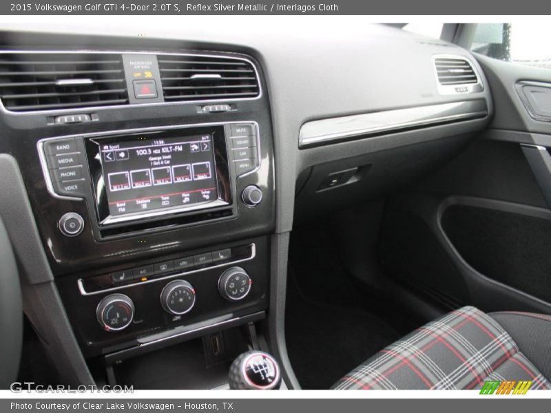 Reflex Silver Metallic / Interlagos Cloth 2015 Volkswagen Golf GTI 4-Door 2.0T S