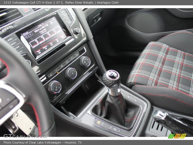 Reflex Silver Metallic / Interlagos Cloth 2015 Volkswagen Golf GTI 4-Door 2.0T S