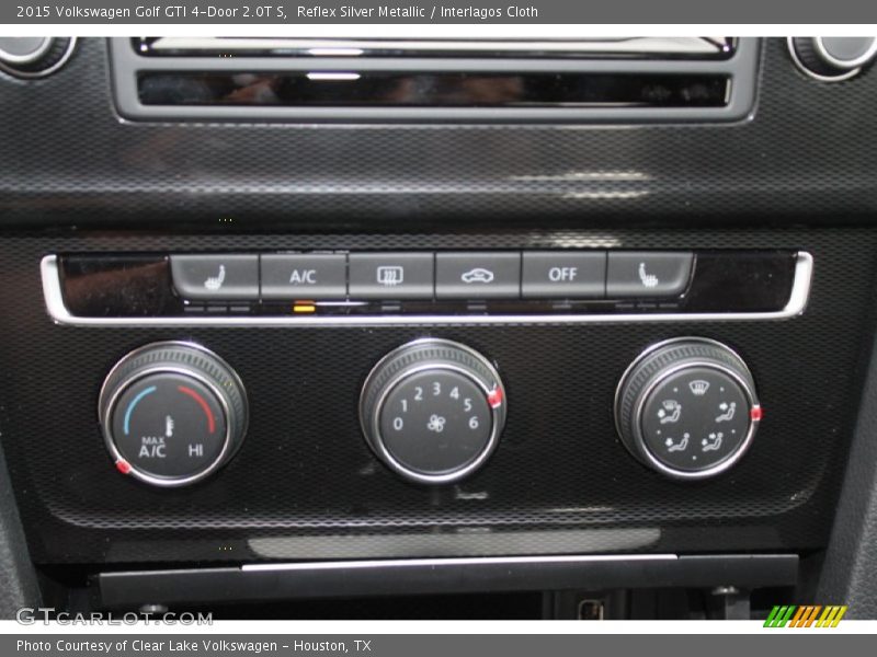 Reflex Silver Metallic / Interlagos Cloth 2015 Volkswagen Golf GTI 4-Door 2.0T S