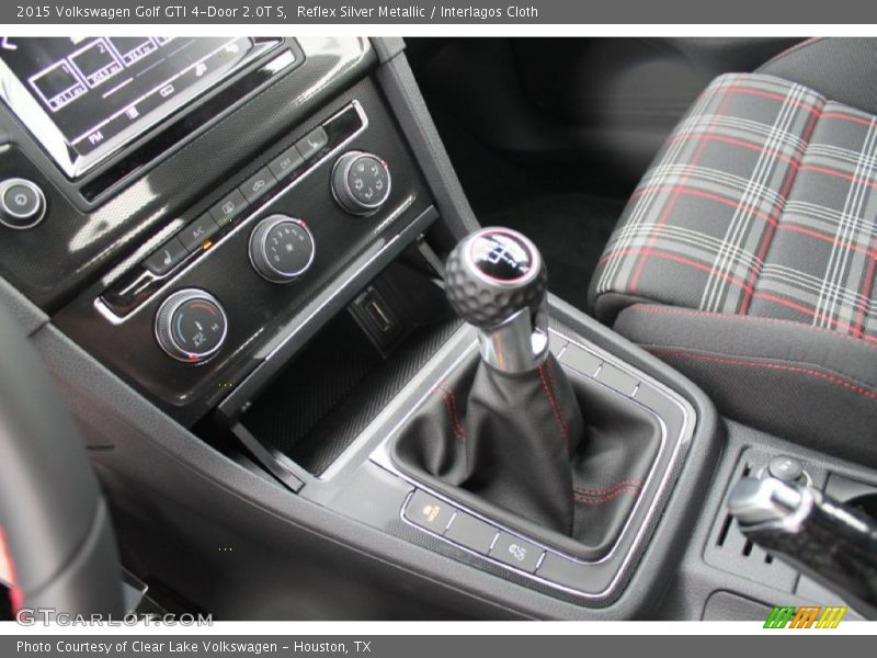 Reflex Silver Metallic / Interlagos Cloth 2015 Volkswagen Golf GTI 4-Door 2.0T S