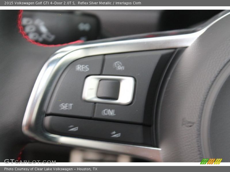 Reflex Silver Metallic / Interlagos Cloth 2015 Volkswagen Golf GTI 4-Door 2.0T S