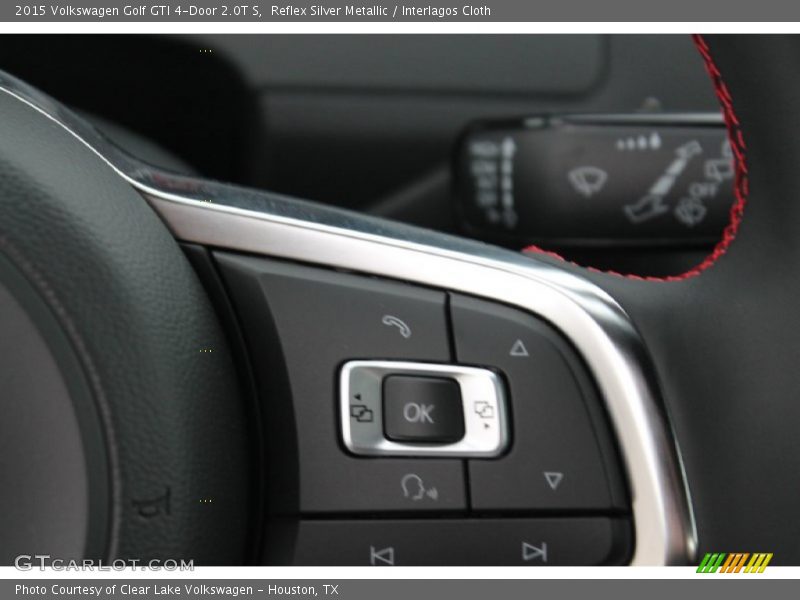 Reflex Silver Metallic / Interlagos Cloth 2015 Volkswagen Golf GTI 4-Door 2.0T S