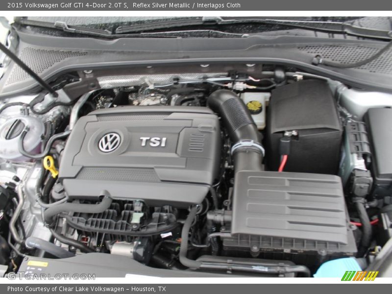 Reflex Silver Metallic / Interlagos Cloth 2015 Volkswagen Golf GTI 4-Door 2.0T S