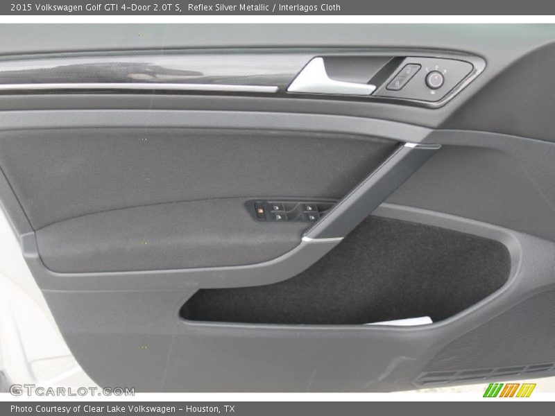 Reflex Silver Metallic / Interlagos Cloth 2015 Volkswagen Golf GTI 4-Door 2.0T S