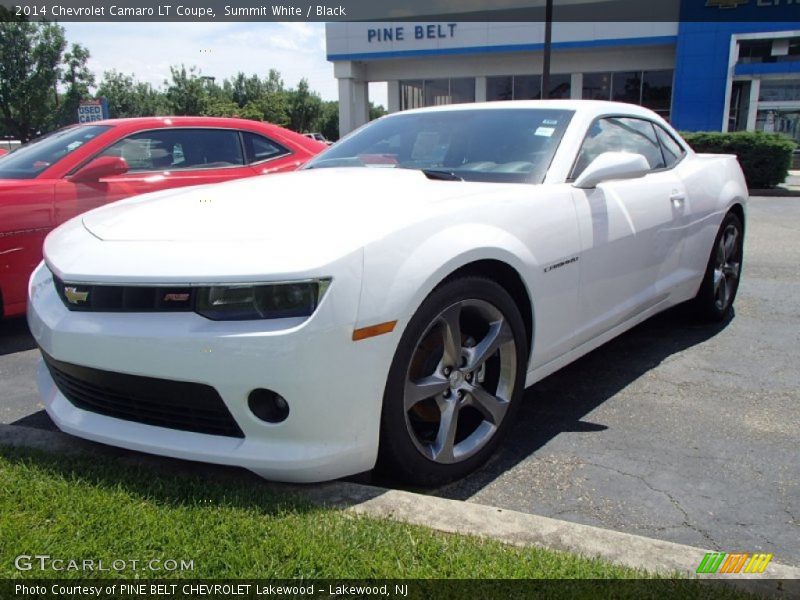 Summit White / Black 2014 Chevrolet Camaro LT Coupe