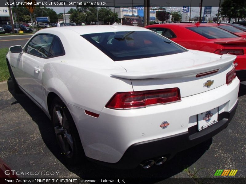 Summit White / Black 2014 Chevrolet Camaro LT Coupe