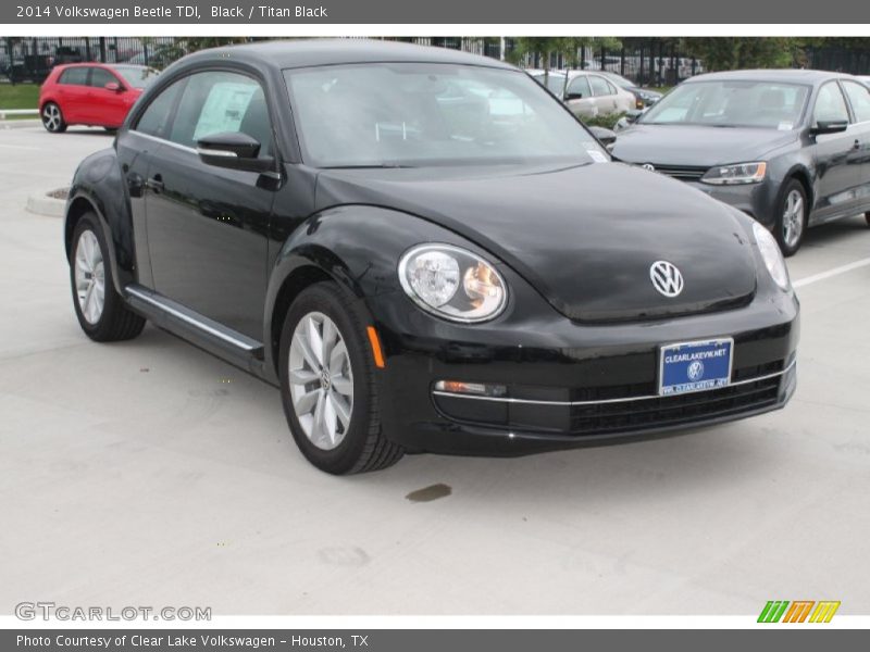 Black / Titan Black 2014 Volkswagen Beetle TDI