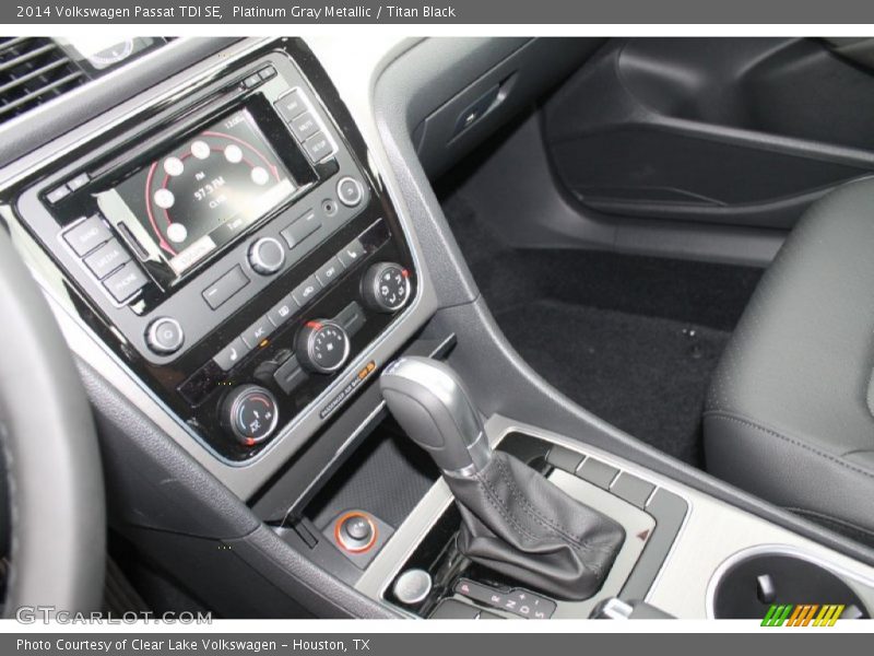Platinum Gray Metallic / Titan Black 2014 Volkswagen Passat TDI SE