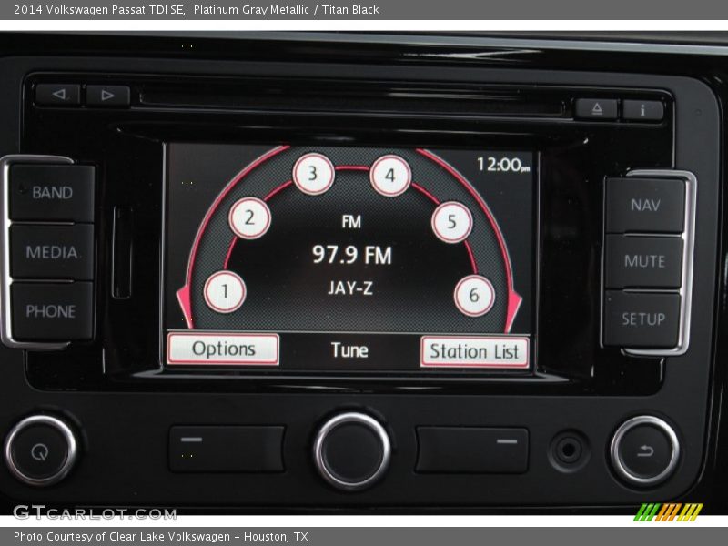 Platinum Gray Metallic / Titan Black 2014 Volkswagen Passat TDI SE