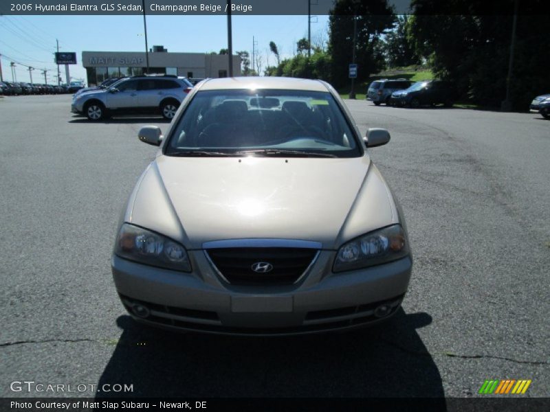 Champagne Beige / Beige 2006 Hyundai Elantra GLS Sedan