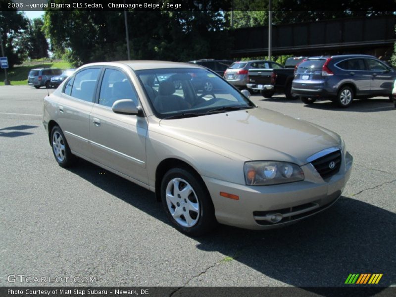Champagne Beige / Beige 2006 Hyundai Elantra GLS Sedan