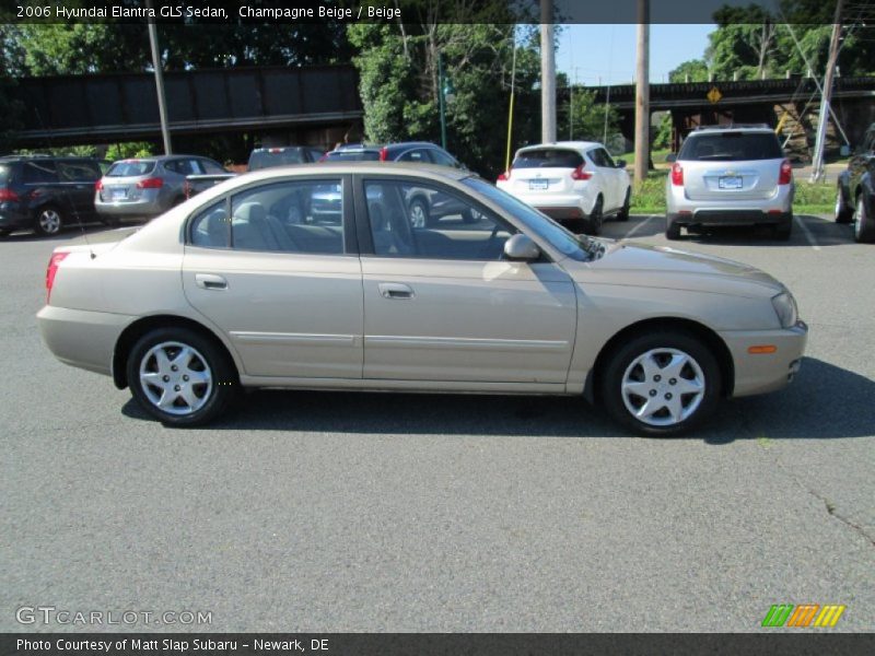 Champagne Beige / Beige 2006 Hyundai Elantra GLS Sedan