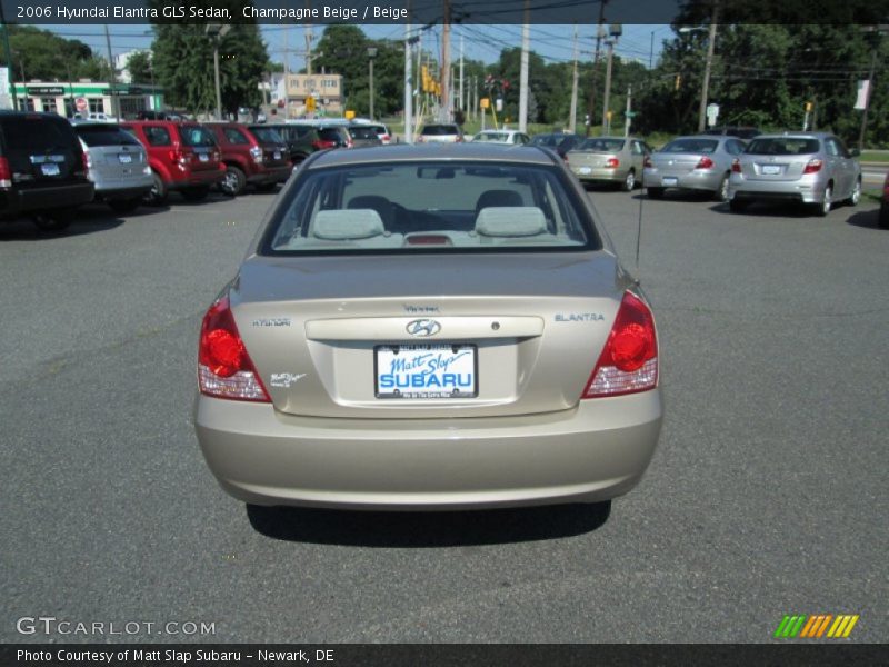 Champagne Beige / Beige 2006 Hyundai Elantra GLS Sedan