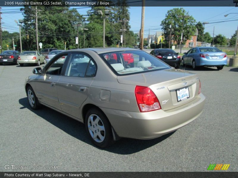 Champagne Beige / Beige 2006 Hyundai Elantra GLS Sedan