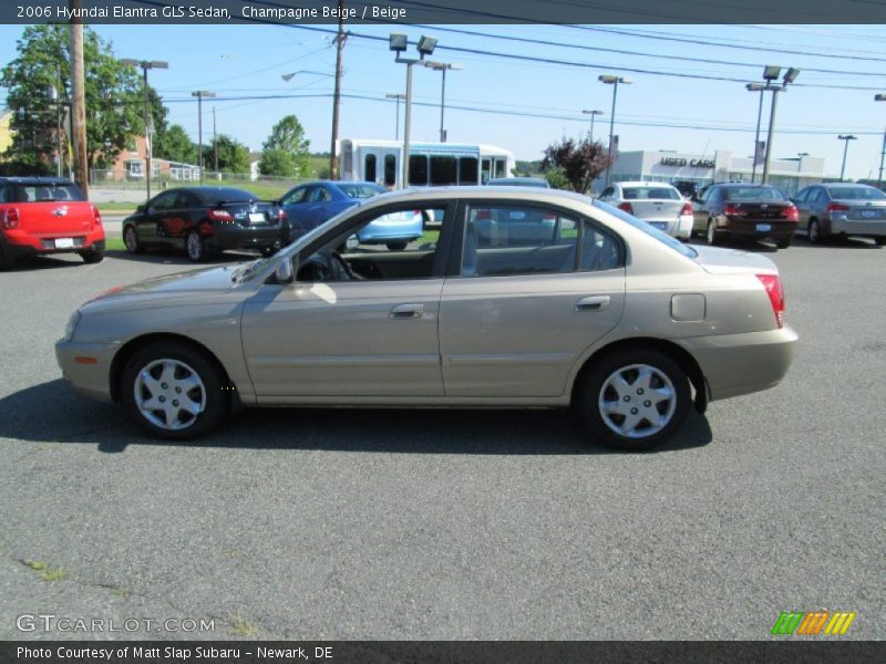 Champagne Beige / Beige 2006 Hyundai Elantra GLS Sedan