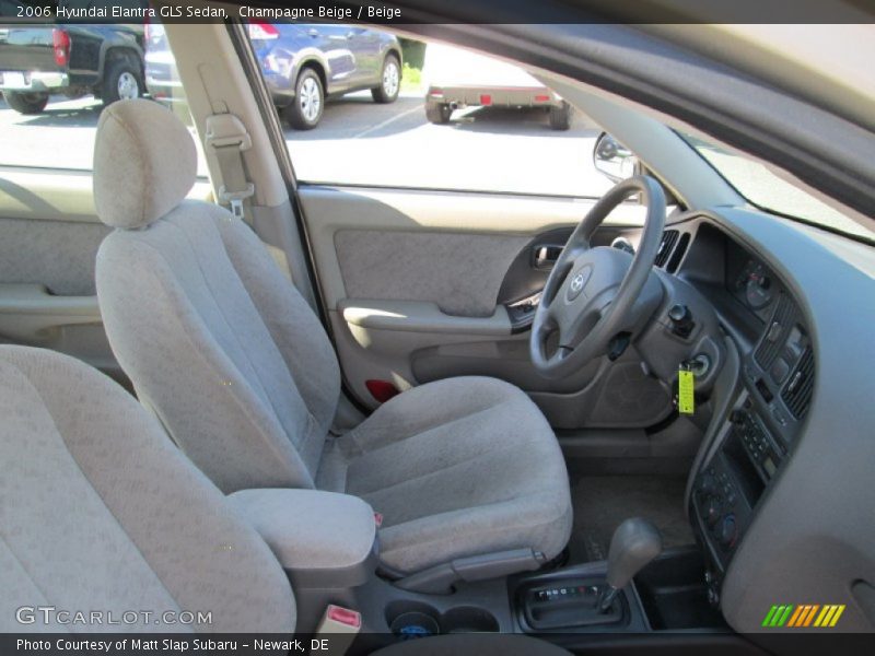 Champagne Beige / Beige 2006 Hyundai Elantra GLS Sedan