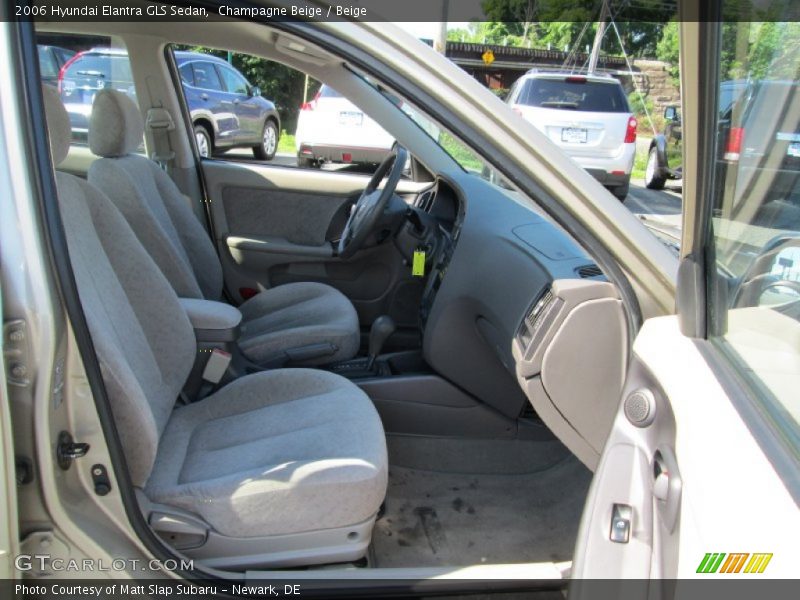 Champagne Beige / Beige 2006 Hyundai Elantra GLS Sedan