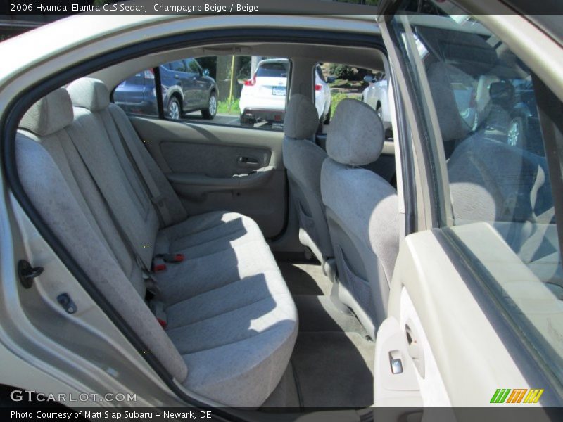 Champagne Beige / Beige 2006 Hyundai Elantra GLS Sedan