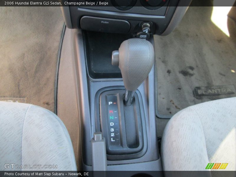 Champagne Beige / Beige 2006 Hyundai Elantra GLS Sedan