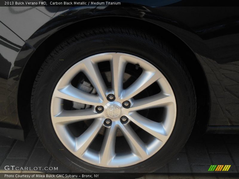 Carbon Black Metallic / Medium Titanium 2013 Buick Verano FWD