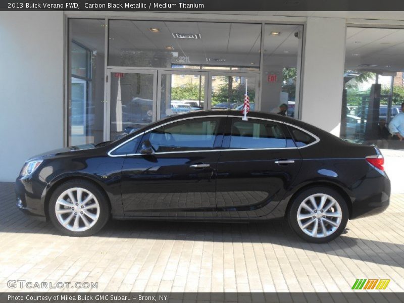 Carbon Black Metallic / Medium Titanium 2013 Buick Verano FWD